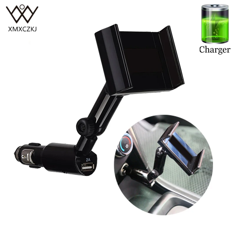 XMXCZKJ Phone Holder Car Charger Universal 2 in 1 Car Phone Stand