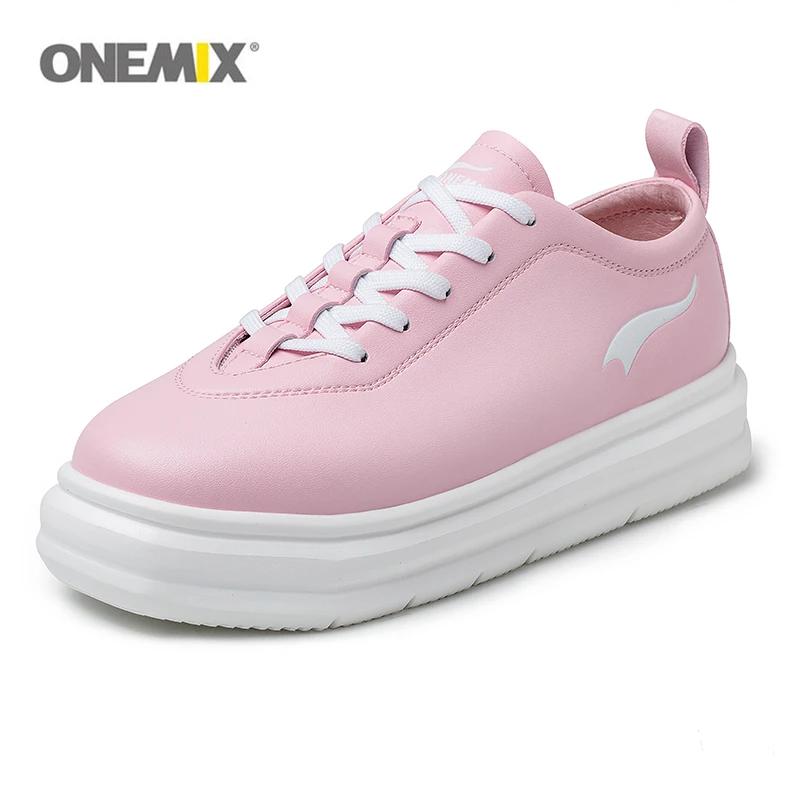 Женская спортивная обувь Onemix для девочек уличная из микроткани кожаные легкие