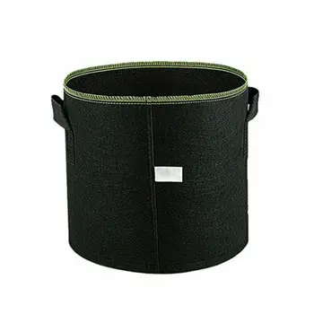 

5 Pcs 3 5 7Gallon Grow Bags /Aeration Fabric Pots Soil w/ Handles Smart Plant Follwers Black Grow Bags Garden Planters
