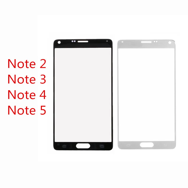 

For Samsung Galaxy Note 2 3 4 5 N7100 N9000 N910 N920 Note4 Note5 Touch Screen Sensor Front Panel Glass Lens Replacement Parts