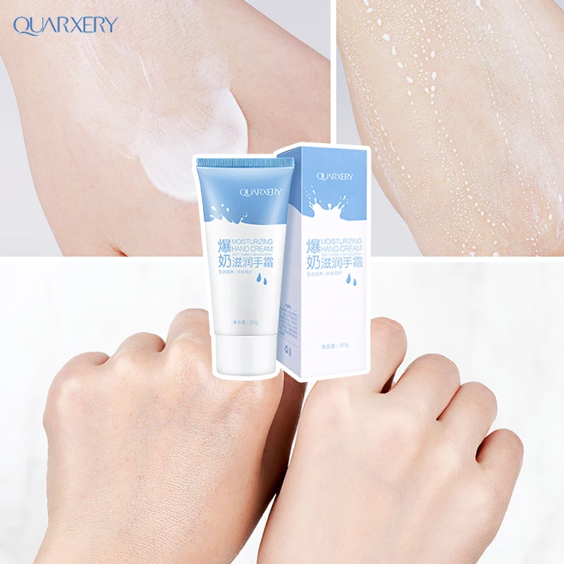 

QUARXERY Moisturizing Hand Cream Goat Milk Essence Hand Cream Moisturizing Whitening Cream Hand CareNourishing SkinCare Anti