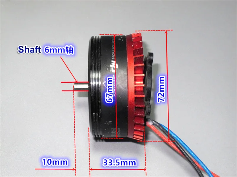 Dji 6010 мощный двигатель машины защиты растений большой бесщеточный двигатель 130кв