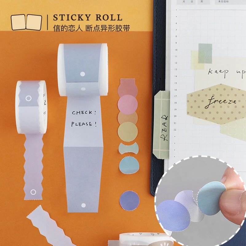 

Geometric figure decoration washi tape DIY planner scrapbooking diary masking tape With release paper