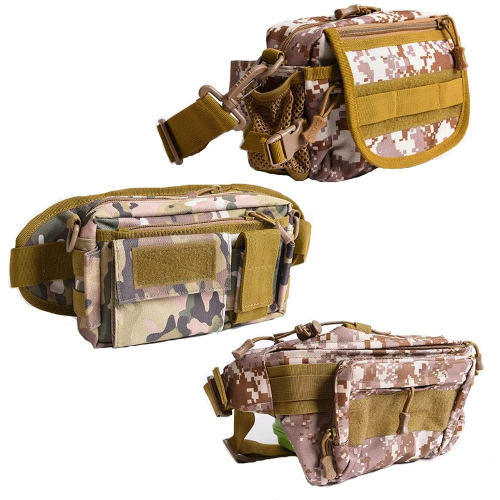 

Camouflage Case Multifunctional Fishing Waist Bag Nylon Carry-on Bag Fishing Lure Tackle Tool Pocket Carp Fishing Accessories