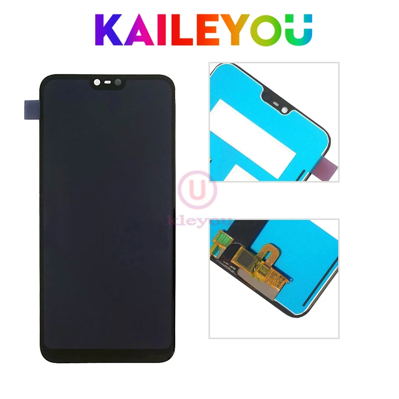 

5pcs New Black Display For 5.8" Microsoft Nokia X6 LCD Display Touch Screen Digitizer Assembly 1080x 2280 For Nokia X6 LCD