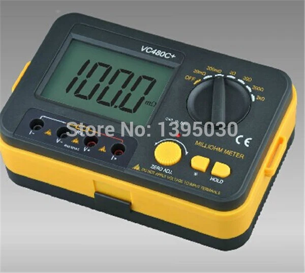 

1pcs new VC480C+ 3 1/2 Digital Milli-ohm Meter multimeter 6w