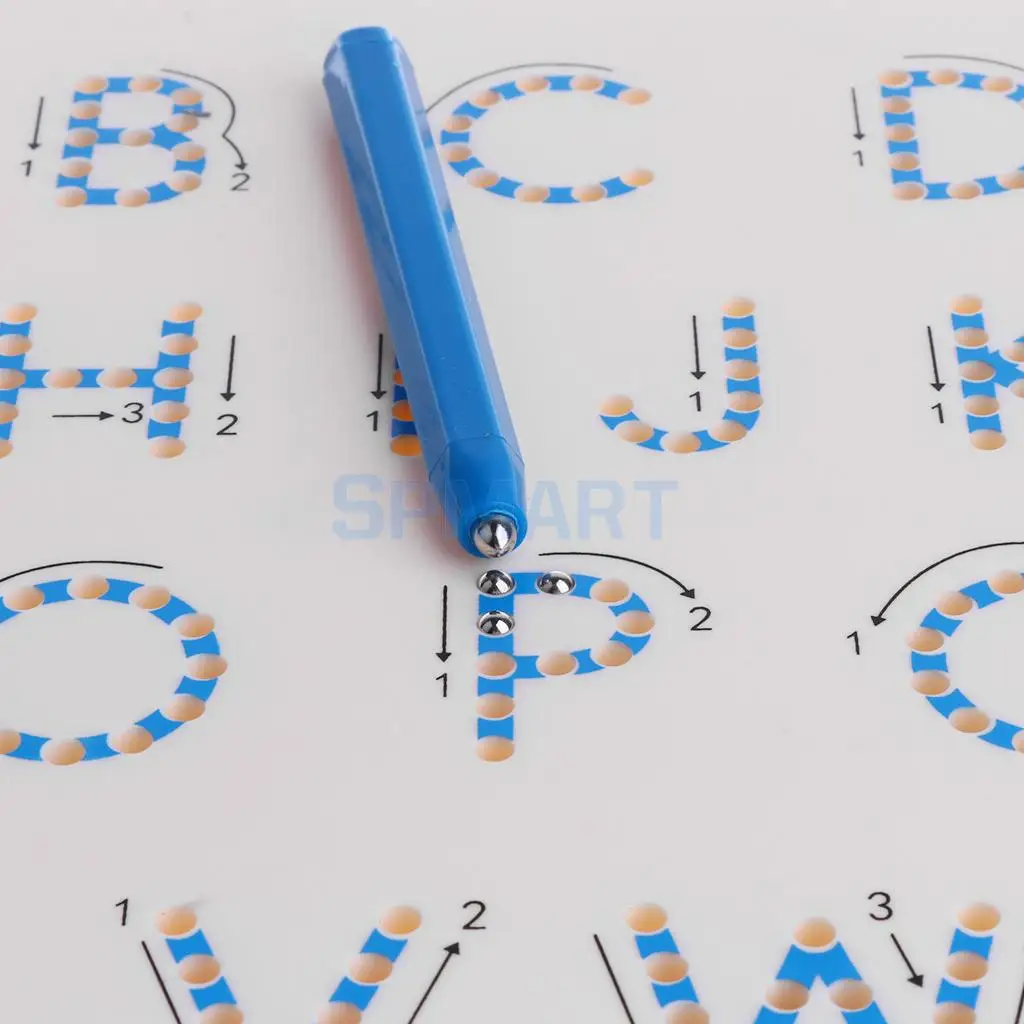 Magnetic Drawing Board Magnet Tablet Alphabet A to Z Educational Doodle Sketch Writing Pad Toddler Baby Developmental Toy