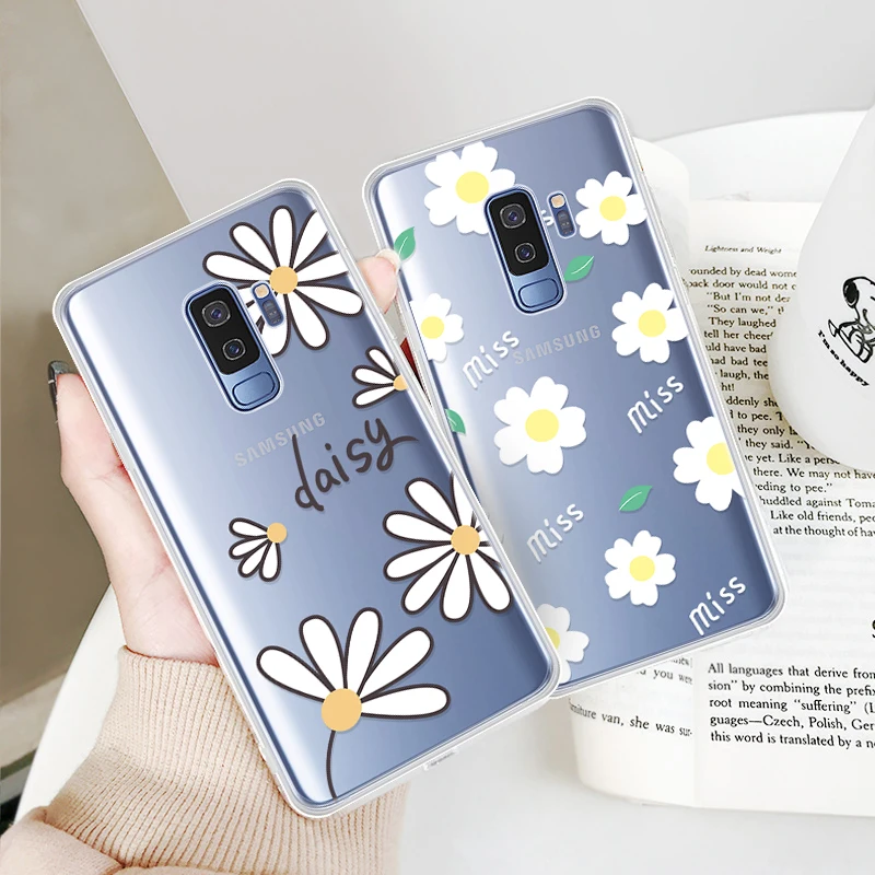 Soft Silicone Cases For Samsung Galaxy S9 S8 S10 Plus S7 Edge Note 9 8 Cartoon TPU Printed Protective Fundas For Samsung A50 A30