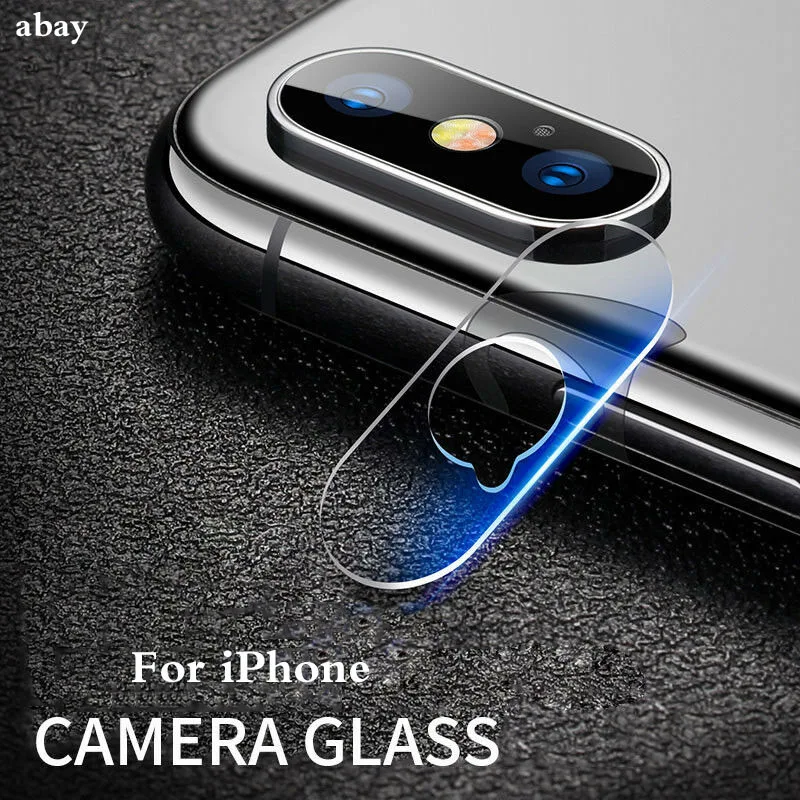 For iPhone X 8 7 6 6S Plus Accessory Back Camera Lens Screen Protector Full Cover Tempered Glass Film For iPhone XS MAX XR 5 5S