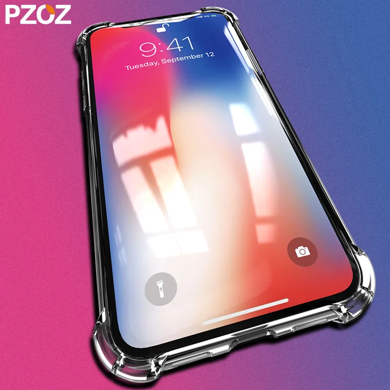 PZOZ для Apple iphone XR Xs Max 5 8 6 1 дюймов Чехол бампер 360 ударопрочные аксессуары Роскошный