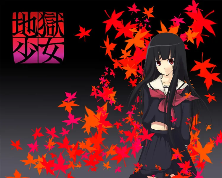 JK Студенческая японская школьная форма аниме Jigoku Shojo Косплей Костюм Hell Girl Enma Ai Sailor костюм топ+ юбка+ галстук+ носки