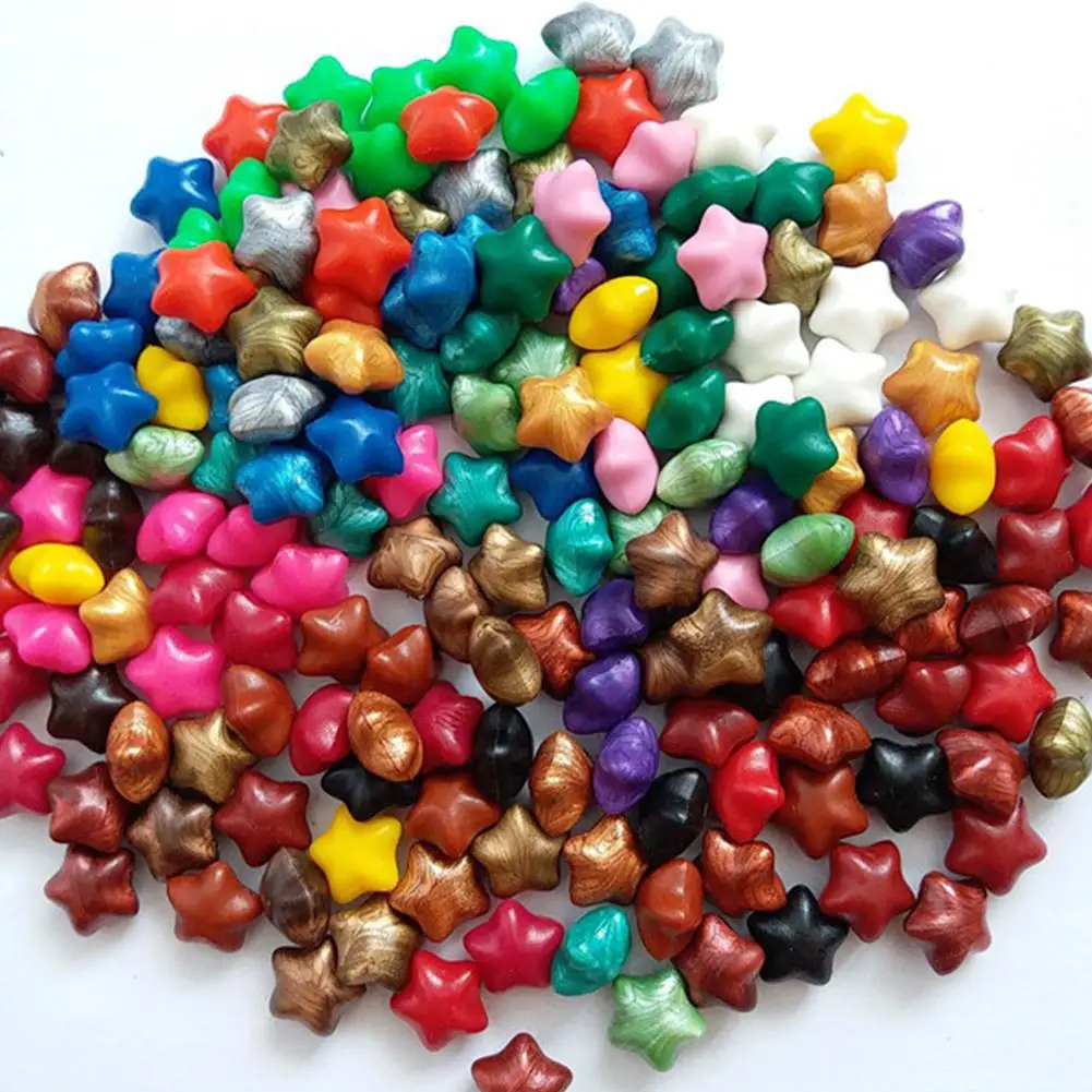 Color mixing 5 в виде пятиконечной звезды, Форма восковых бусин для свадьбы конверт пригласительная открытка - Цвет: Color mixing