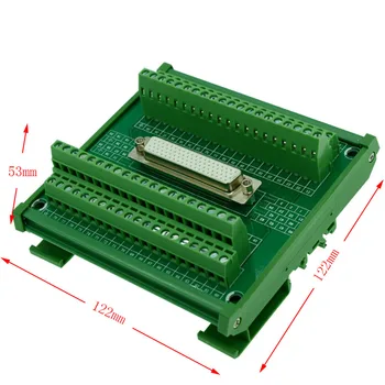 

Servo DB78 Female DIN Rail Mount Interface Module, DB78 female Breakout Board, DB78 female to screw terminal block