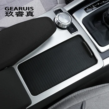

Car Styling interior Buttons panel Decoration Cover Sticker Trim For Mercedes Benz C class W204 2008-10 LHD RHD Auto Accessories