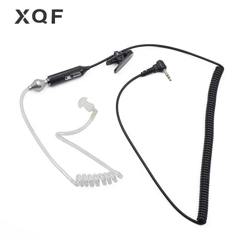 

XQF 2.5mm Police Air Tube Earpiece Headset PTT Mic for Motorola Talkabout Radio Walkie Talkie T5428 T289 MR350R XTR446 T5410