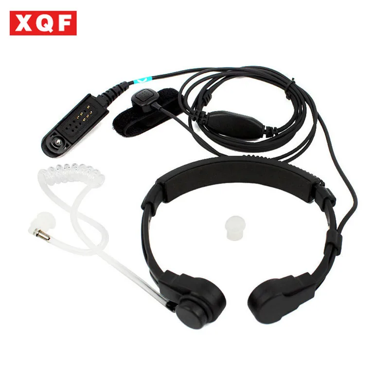 

XQF adjustable Finger PTT throat control headphone air tube for motorola gp328 gp338 gp339 gp340 gp329 gp320 walkie talkie