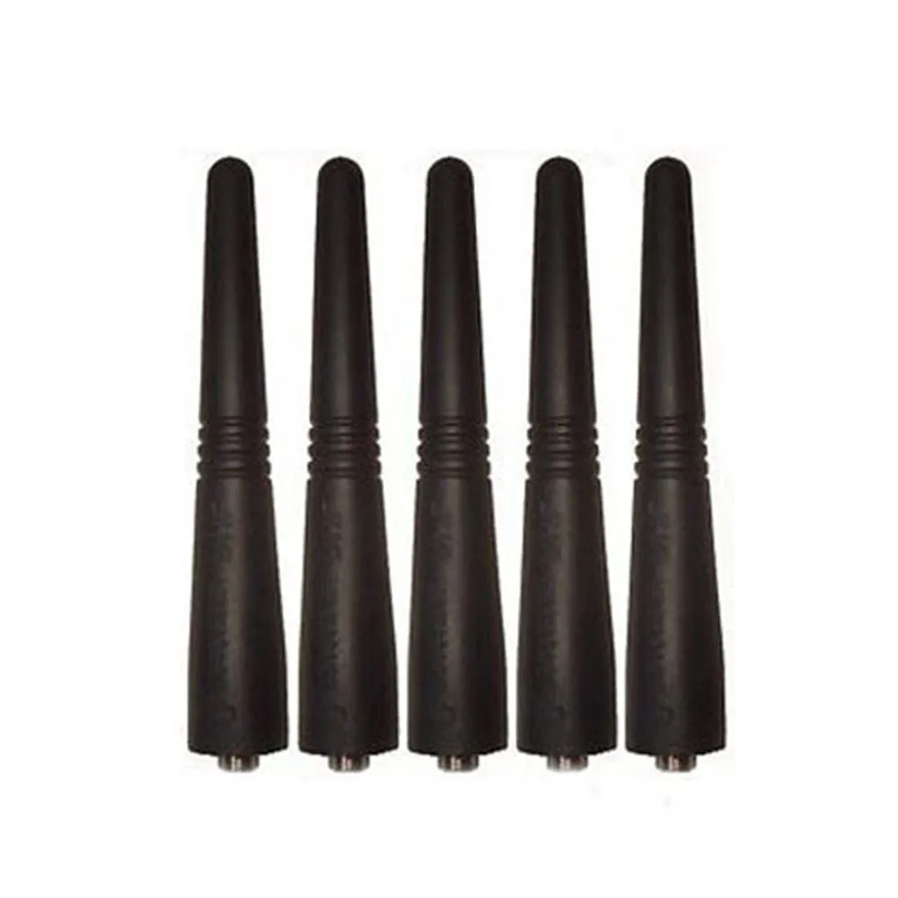 5PCS Walkie Talkie Antenna UHF Stubby 400-470 MHZ For Motorola Two Way Radio GP300 GP328 GP340 GP360 GP380 CP150 CP200 walkie talkie antenna 1 2p vhf 136 174mhz compatible iot motorola ht750 ht1250 ht1550 gp340 gp380 gp360 cp150 ct250 ct450 radio