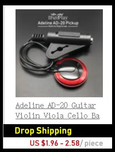 Soundhole Guitar Pickup Zinc Alloy A-202 Microphone Sound Hole Adjustable Preamp Equalizer for Acoustic Folk Guitar with Access