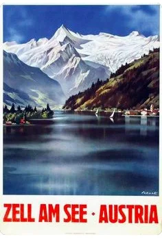 

Zell am See Tourism Travel Classic Retro Poster Canvas Painting DIY Wall Paper Home Decor Gift