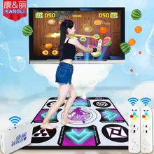 Горячая KL английское меню Flash light guide 11 мм толщина один танцевальный коврик два пульта дистанционного управления игра для ПК и ТВ