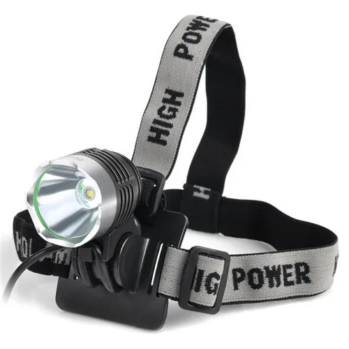 SingFire SF-90 Cree XM-L T6 3-Mode 1000lm White Bicycle Headlamp Headlight - Silve w/18650 Battery