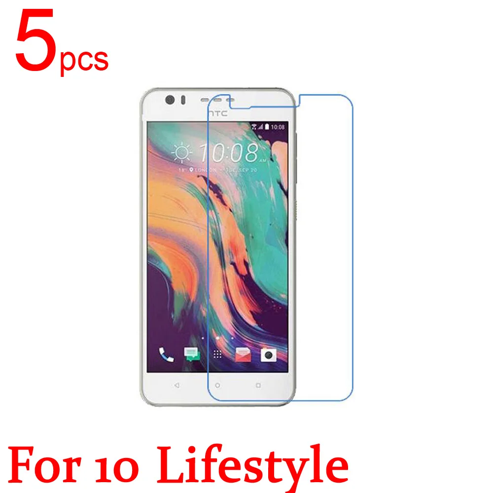 

5pcs Ultra Clear glossy/Matte/Nano anti-Explosion Clear LCD Screen Protector Film Cover For HTC 10 Lifestyle 10 pro Film + cloth