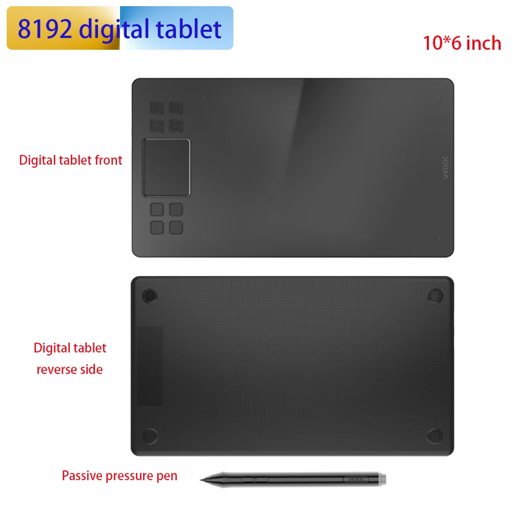 

Digital Tablets TYPE-C USB Signature Graphics Drawing Tablet Pen Tablet For Graphic Designer tekentablet 1060 plus