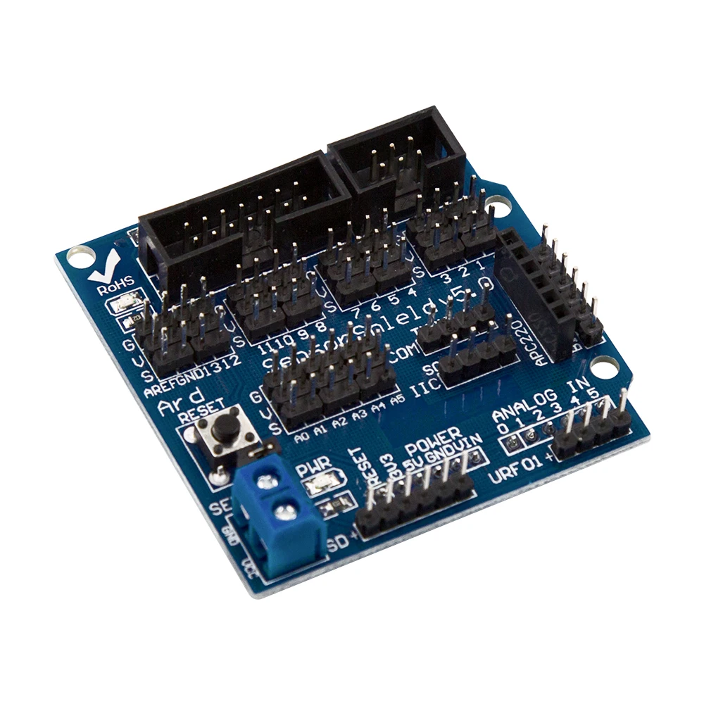 

Sensor Shield V5.0 Sensor Expansion Board for Arduino Electronic Building Blocks of Robot Parts