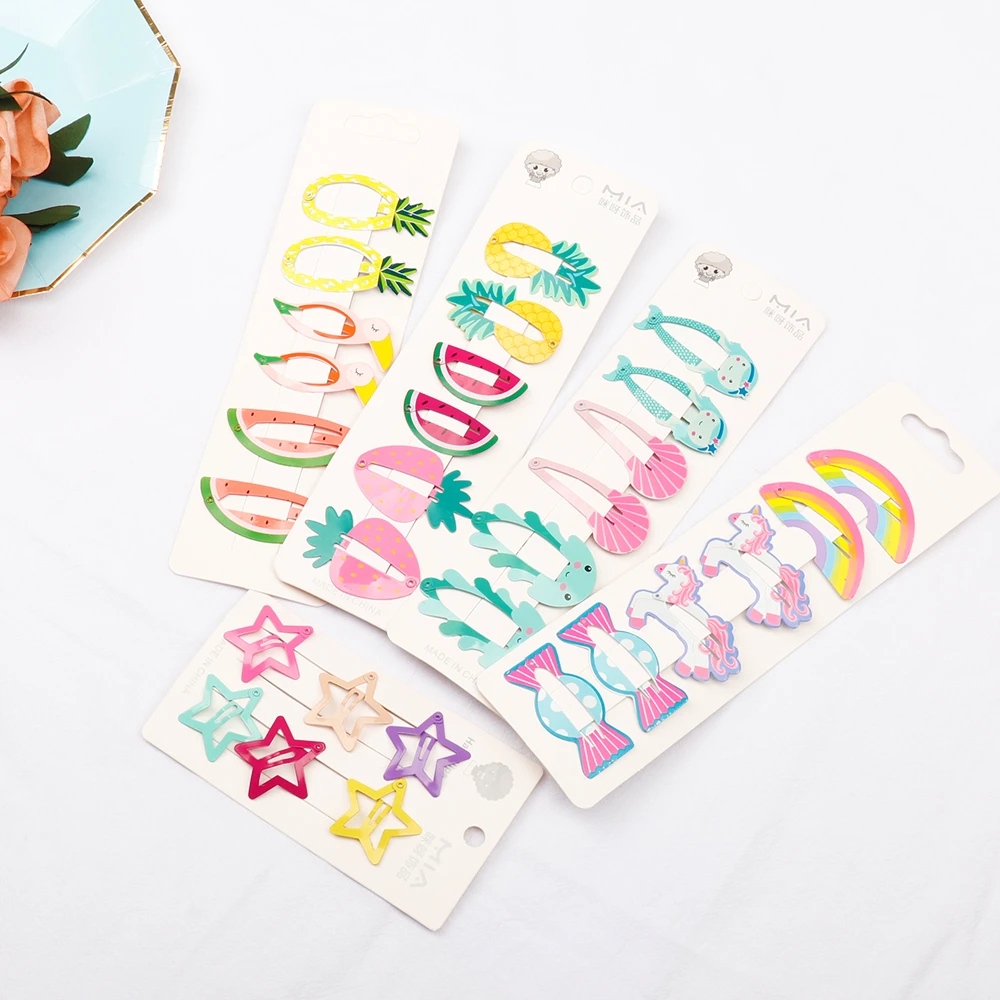 Unicorn Hair Clips for Girls Unicorn Hair Barrette Set