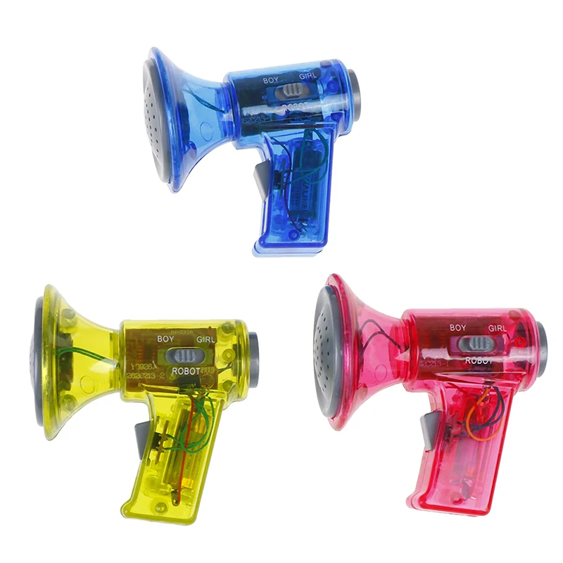 Hot Educational Children Kids Toys Birthday Gifts Multi Voice Changer Amplifier 3 Different Voices Fun Toy Speaker Kids Gift