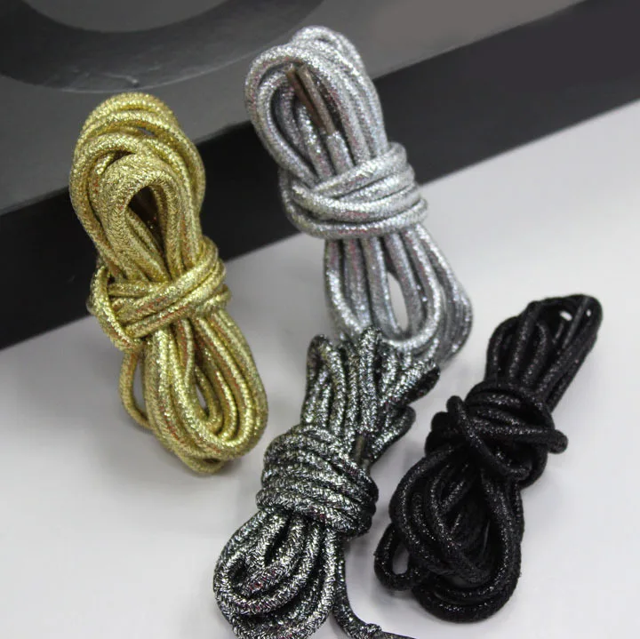 silver shoe laces
