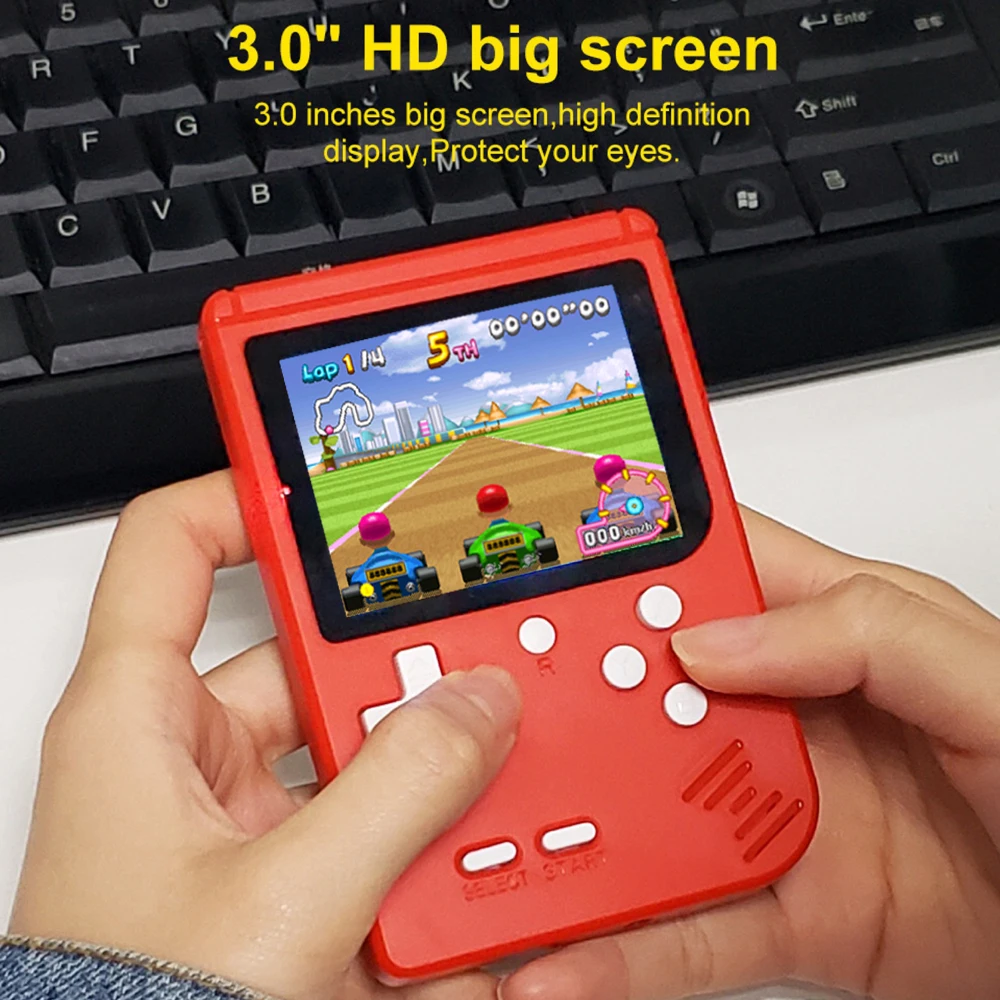 Классические мини игровые консоли JJFUN FC280 карманные игры встроенные 400 Ретро ТВ