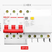 DZ47sLE 3 P+ N 6A 10A 16A 20A 25A 32A ток выключателя с более ток утечки и защиты, выключатель