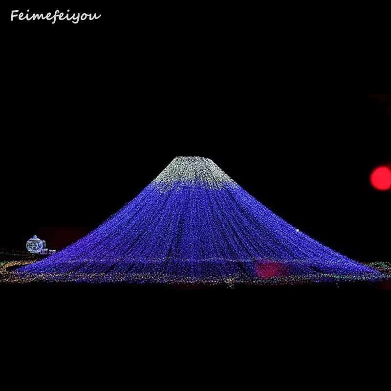 Feimefeiyou 50M 400 LED Fairy String Light Outdoor Waterproof AC220V Chirstmas Lights Garland For Wedding Party Holiday