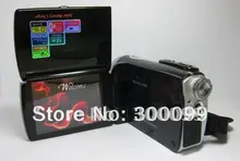 12MP Dual solar charger digital video camera with 2.7 inch screen and lithium battery
