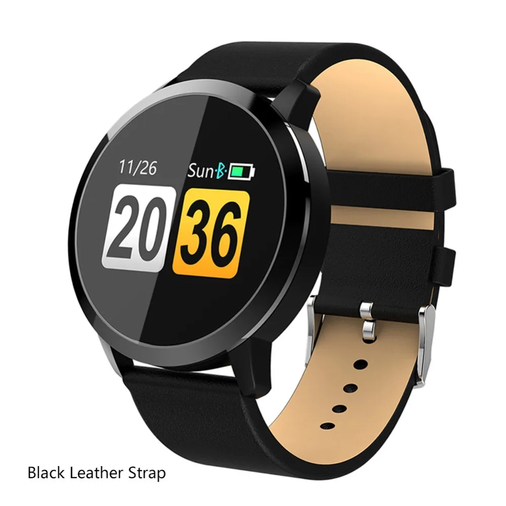 Q8 Смарт-часы OLED Цвет Экран Smartwatch Для мужчин Для женщин модные Фитнес трекер монитор сердечного ритма крови Давление кислородный браслет