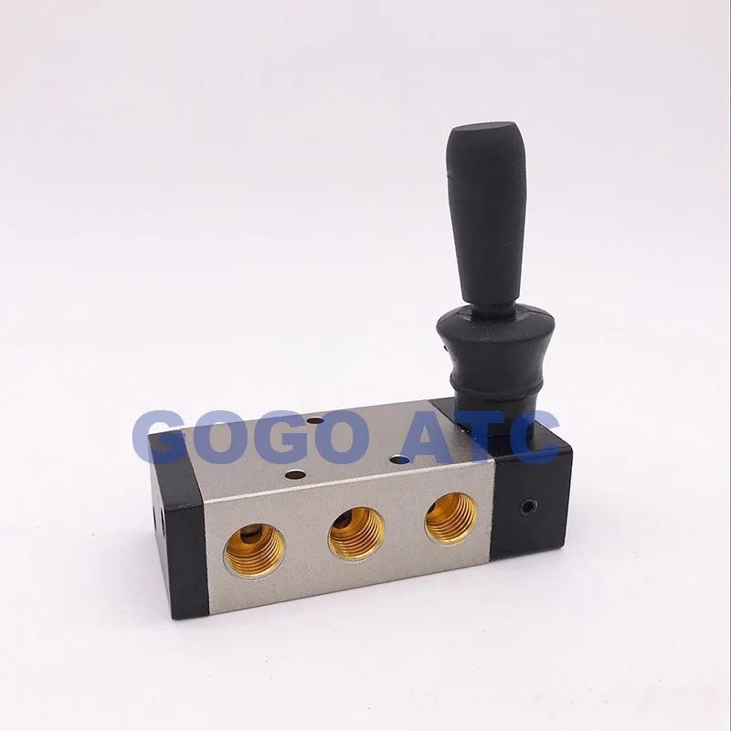 GOGOATC 5/2 ходовой пневматический ручной регулирующий клапан 4H310-08 1/4 дюймов 4H310-10 порт 3/" BSP управление потоком выхлопных газов ручной клапан