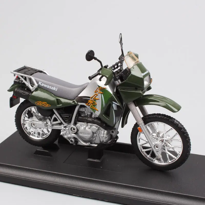 Welly 1:18 2002 Kawasaki KLR 650 модель мотоцикла, велосипеда, новая игрушка в коробке