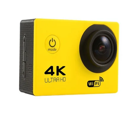 Экшн-камера Ultra HD 4 K/30fps WiFi 2," 170D 30M Подводный Водонепроницаемый шлем видео запись камера s Спортивная камера Con Wifi - Цвет: Цвет: желтый