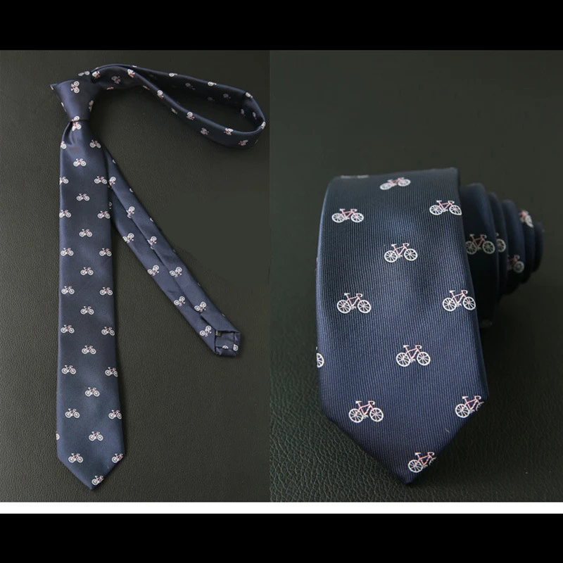 Мужская и женская узкая версия галстука Корейская версия 6 см Британский галстук животное Модный повседневный студенческий колледж Ветер - Цвет: 015