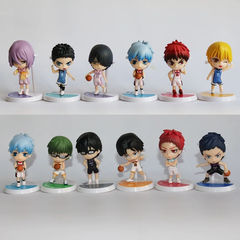 

PVC 12 styles Anime Kuroko's Basketball Action Figure Kiyoshi Teppei Kagami Taiga Kuroko Tetsuya Model Toy Boy Gift Collectibles