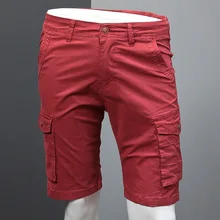 Шорты мужские крутые камуфляжные летние горячие продажи хлопок повседневные мужские короткие штаны Удобная брендовая одежда камуфляж мужские карго шорты