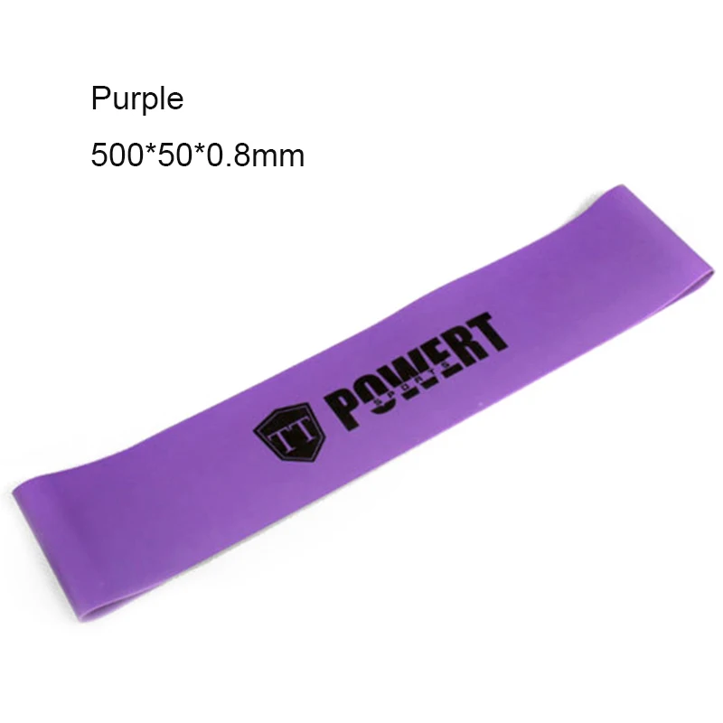 Natural Latex Elastic Fitness Pilates Resistance Bands Strength Power Band Lifting Gym Workout Training Fitness Equipment - Цвет: E