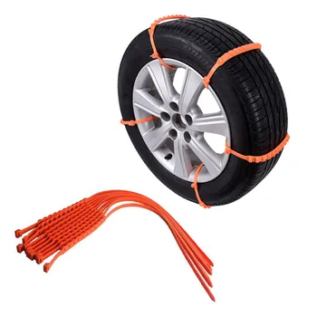 

10Pcs Winter Anti-skid Chains for Car Snow Mud Wheel Tyre Thickened Tire Tendon Winter Tire Anti-skid Chains nov7