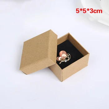 

24pcs/lot 5*5*3.5cm Fashion Ribbon Jewelry Box, High Quality Paper Ring Boxes, Earrings/Pendant Box Display Packaging Gift Box