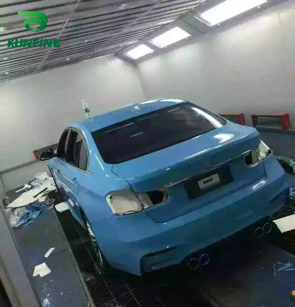 Car Vinyl film Body Sticker Car sticker Supper gloss sky blue (4)