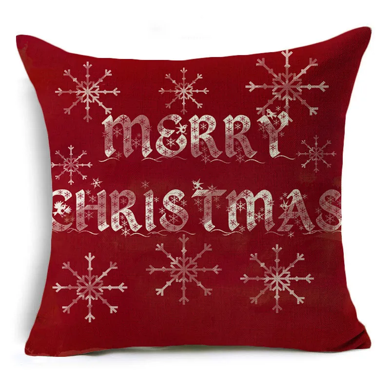 45x45 см, новогодний, рождественский подарок, чехол для подушки с рисунком лося и буквами, наволочка для дивана/автомобиля/кровати, поясная наволочка, декоративная наволочка для дома