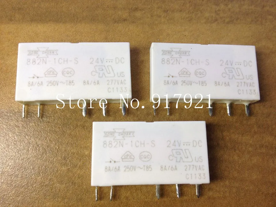 [ZOB] Оригинальный 882N-1CH-S 24VDC 6A250V вместо реле Songchuan acer HF41F 2961105 -- 30 шт./партия |