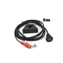 2 м 2 RCA штекер 3.5 мм женский автомобиль крепления заподлицо кабель 2RCA USB 3.0 заподлицо удлинитель