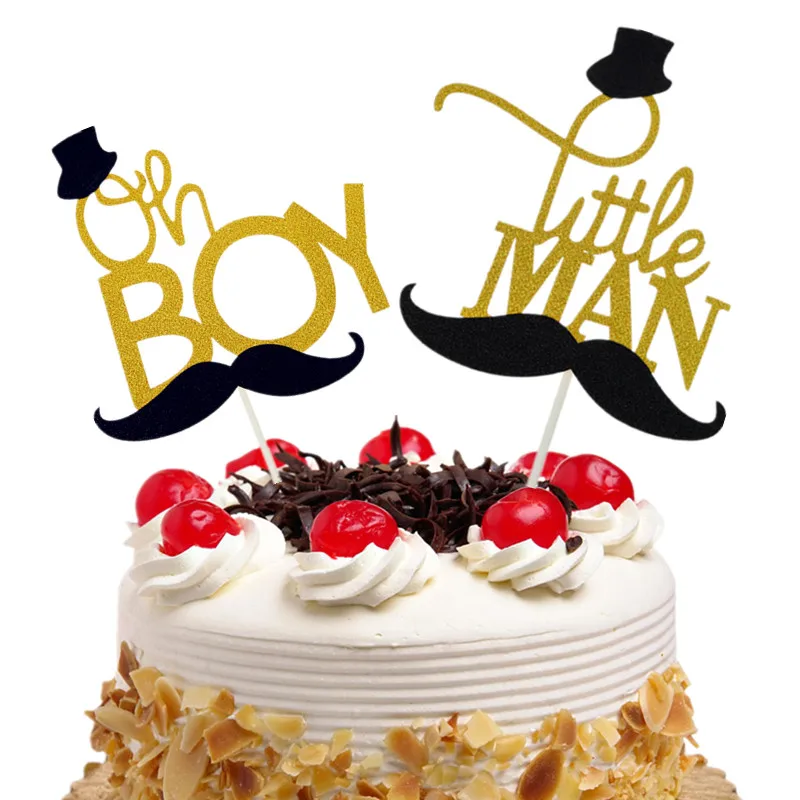 oh boy cake topper